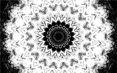 Kusursuz süs arka planı. Mandala deseni.