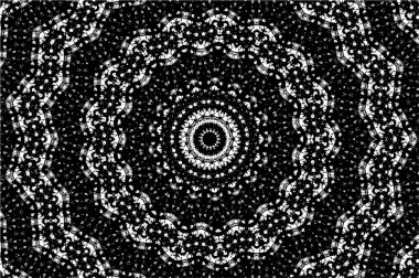 Soyut arkaplan. Siyah ve beyaz tonlu monokrom desen.