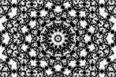 siyah ve beyaz pürüzsüz mozaik desen