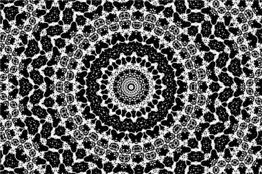 Soyut arkaplan. Siyah ve beyaz tonlu monokrom desen.