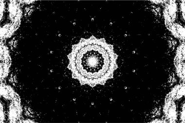 Soyut arkaplan. Siyah ve beyaz tonlu monokrom desen.