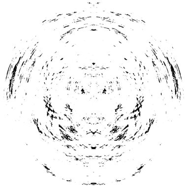 Beyaz arkaplan üzerindeki soyut grunge çemberi, vektör illüstrasyonu