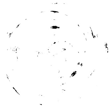 Beyaz arkaplan üzerindeki soyut grunge çemberi, vektör illüstrasyonu