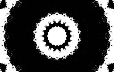 Siyah beyaz monokrom eski grunge vintage eskimiş arka plan soyut antika desenli retro model.  