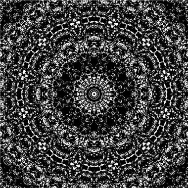 siyah ve beyaz pürüzsüz mozaik desen