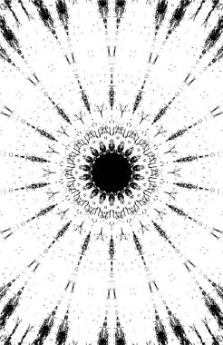 Siyah beyaz monokrom eski grunge vintage eskimiş arka plan soyut antika desenli retro model.  