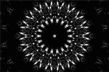 Soyut arkaplan. Siyah ve beyaz tonlu monokrom desen.