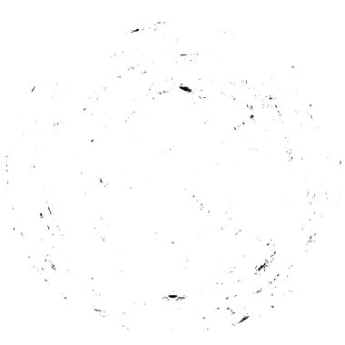 Beyaz arkaplan üzerindeki soyut grunge çemberi, vektör illüstrasyonu