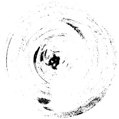 Beyaz arkaplan üzerindeki soyut grunge çemberi, vektör illüstrasyonu