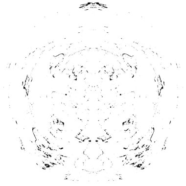 Beyaz arkaplan üzerindeki grunge çemberi, vektör illüstrasyonu