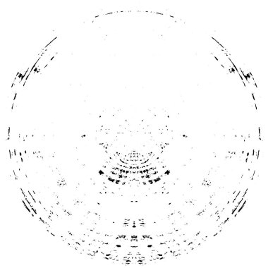 Beyaz arkaplan üzerindeki grunge çemberi, vektör illüstrasyonu