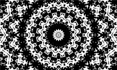 siyah ve beyaz pürüzsüz mozaik desen