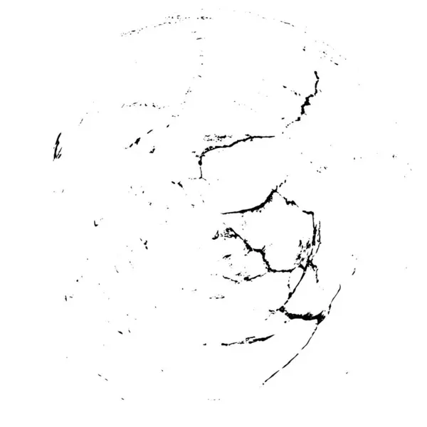 Černý Abstraktní Inkoust Kruh Tvar Bílém Pozadí Vektorová Ilustrace — Stockový vektor