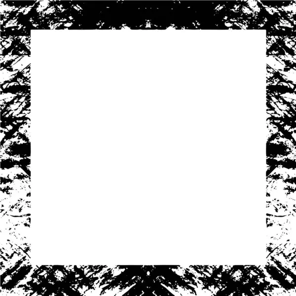 Square Grunge Ram Vit Bakgrund Vektor Illustration — Stock vektor