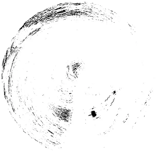 白色背景上抽象的黑色圆形形状 矢量说明 — 图库矢量图片