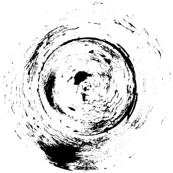 Абстрактная Форма Черного Круга Белом Фоне Векторная Иллюстрация — стоковый вектор