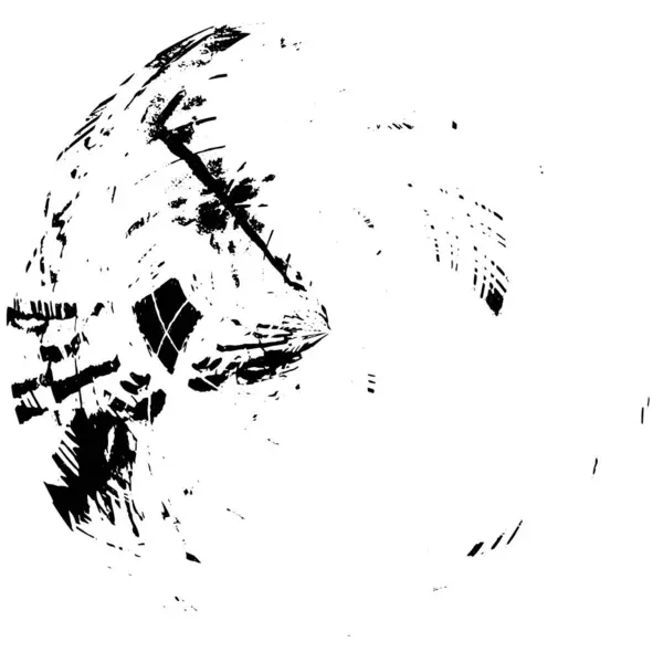 Abstraktní Kruh Bílém Pozadí Kulaté Grunge Razítko Ošuntělá Barva Textury — Stockový vektor