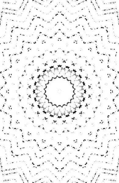 Siyah ve beyaz süslemeli arka plan. Mandala deseni.