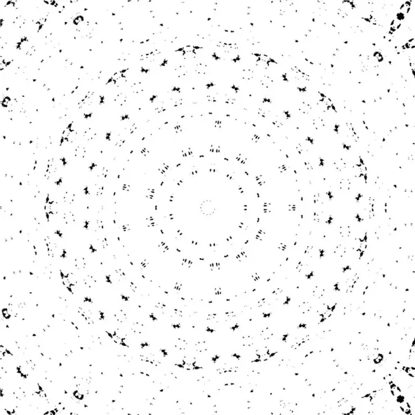 Černá Bílá Bezešvá Mozaika Vzor — Stockový vektor