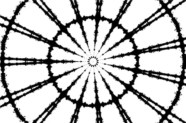 Декоративний Калейдоскопічний Чорно Білий Фон — стоковий вектор