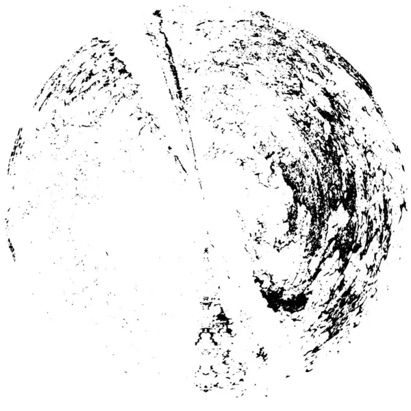 Abstraktní Inkoustový Kruh Bílém Pozadí Vektorová Ilustrace Kulaté Razítko Grunge — Stockový vektor