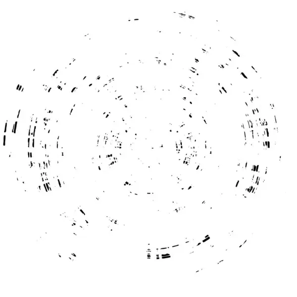 Abstrait Cercle Encre Minable Sur Fond Blanc Illustration Vectorielle — Image vectorielle
