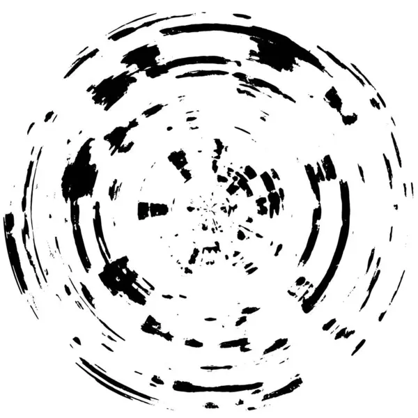 Абстрактный Гранж Круг Белом Фоне Векторная Иллюстрация — стоковый вектор