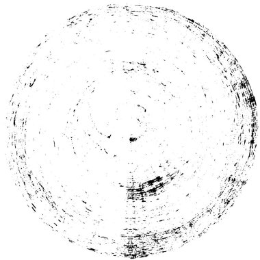 Beyaz arkaplan üzerindeki grunge çemberi, vektör illüstrasyonu