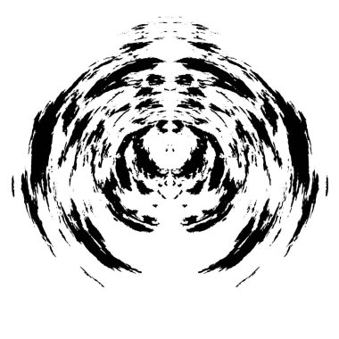 Beyaz arkaplan üzerindeki grunge çemberi, vektör illüstrasyonu