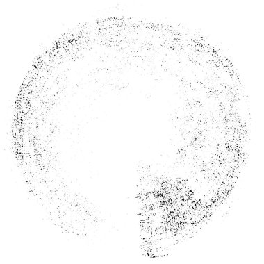 Beyaz arkaplan üzerindeki grunge çemberi, vektör illüstrasyonu