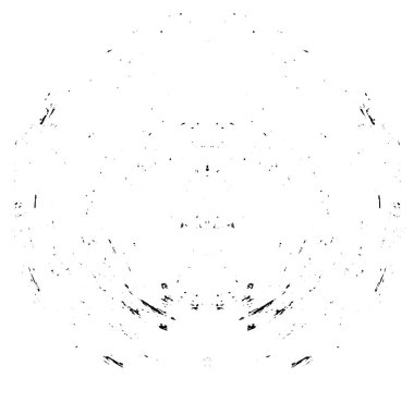 Beyaz arkaplan üzerindeki grunge çemberi, vektör illüstrasyonu