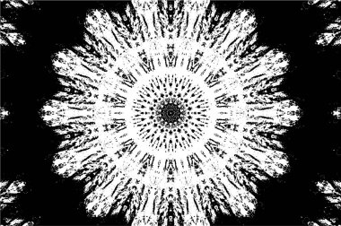 Soyut arkaplan. Siyah ve beyaz tonlu monokrom desen.