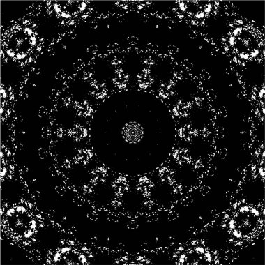 Ayrıntılı siyah beyaz mozaiği kapat