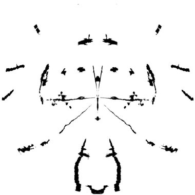  Beyaz arkaplanda soyut siyah çember şeklinin vektör çizimi.   