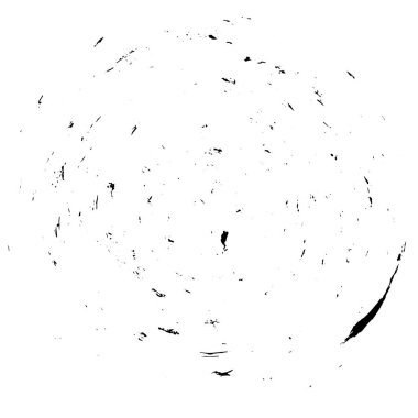 Beyaz arka planda siyah bir şekil. vektör illüstrasyonu   