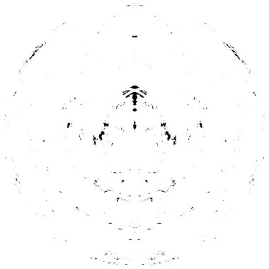 Beyaz arka planda siyah bir şekil. vektör illüstrasyonu   