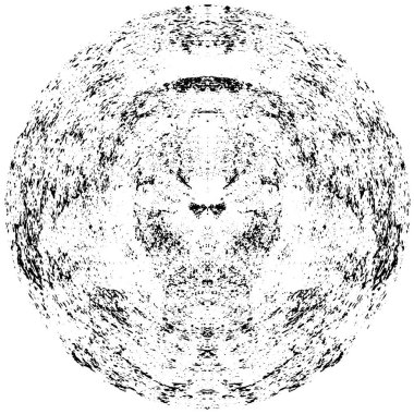 Beyaz arka planda siyah bir şekil. vektör illüstrasyonu   