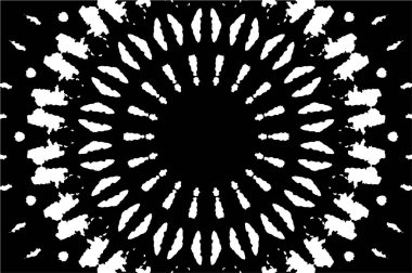 Soyut yaratıcı siyah beyaz desen, vektör çizimi. güzel süs arkaplanı