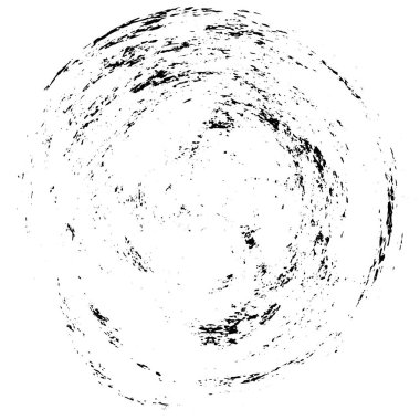 Beyaz arka planda siyah bir şekil. vektör illüstrasyonu   