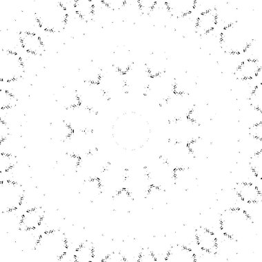 Siyah ve beyaz süslemeli arka plan. Mandala deseni.