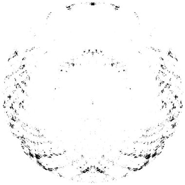 Beyaz arka planda siyah bir şekil. vektör illüstrasyonu   