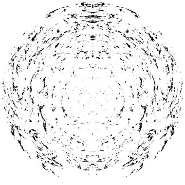 Beyaz arka planda siyah bir şekil. vektör illüstrasyonu   