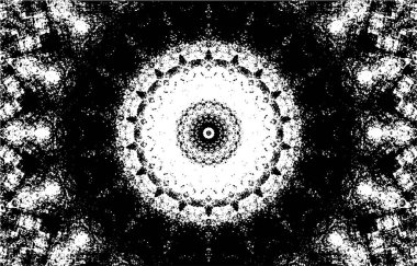 Siyah beyaz monokrom eski grunge vintage eskimiş arka plan soyut antika desenli retro model.  