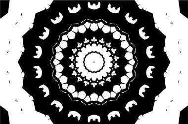 Soyut yaratıcı siyah beyaz desen, vektör çizimi. güzel süs arkaplanı