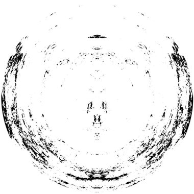 Beyaz arka planda siyah daire şeklinde. vektör illüstrasyonu  