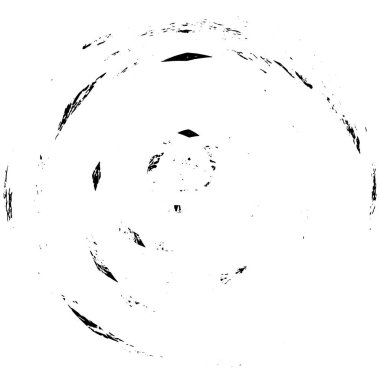 Beyaz arka planda siyah daire şeklinde. vektör illüstrasyonu  