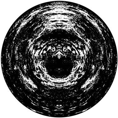 Beyaz arka planda siyah daire şeklinde. vektör illüstrasyonu  