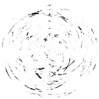 Beyaz arka planda siyah daire şeklinde. vektör illüstrasyonu  