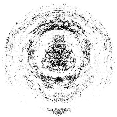 Beyaz arka planda siyah daire şeklinde. vektör illüstrasyonu  