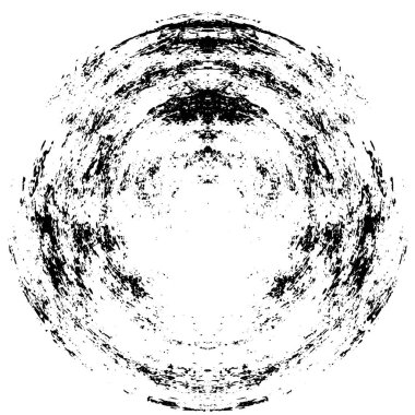 Beyaz arka planda siyah daire şeklinde. vektör illüstrasyonu 